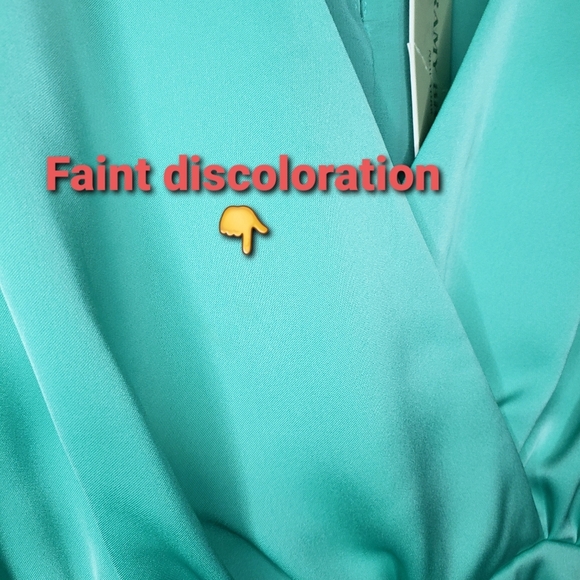 Ramy Brook Alexis Satin Faux Wrap Mini Dress - Picture 5 of 5